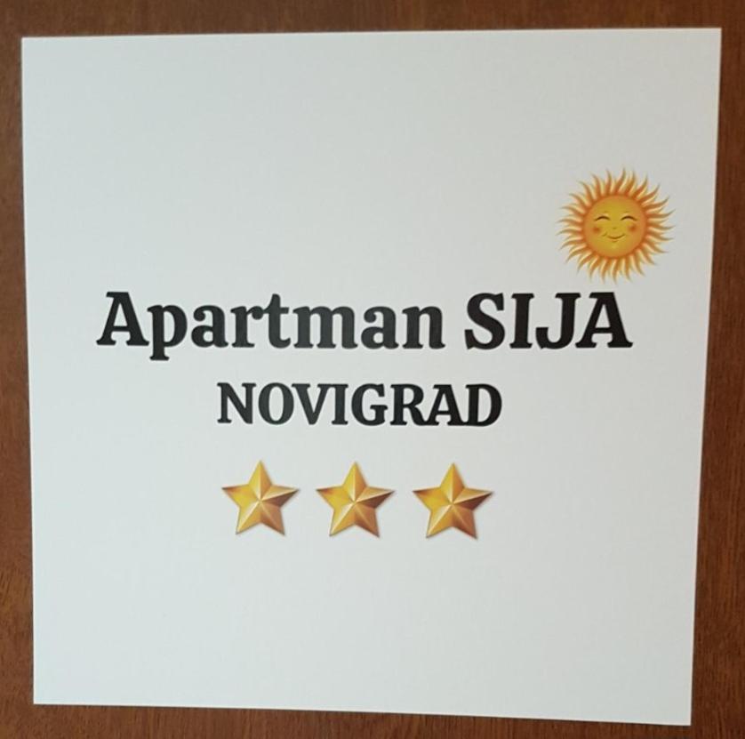 Apartman Sija Novigrad Novigrad Istria Buitenkant foto