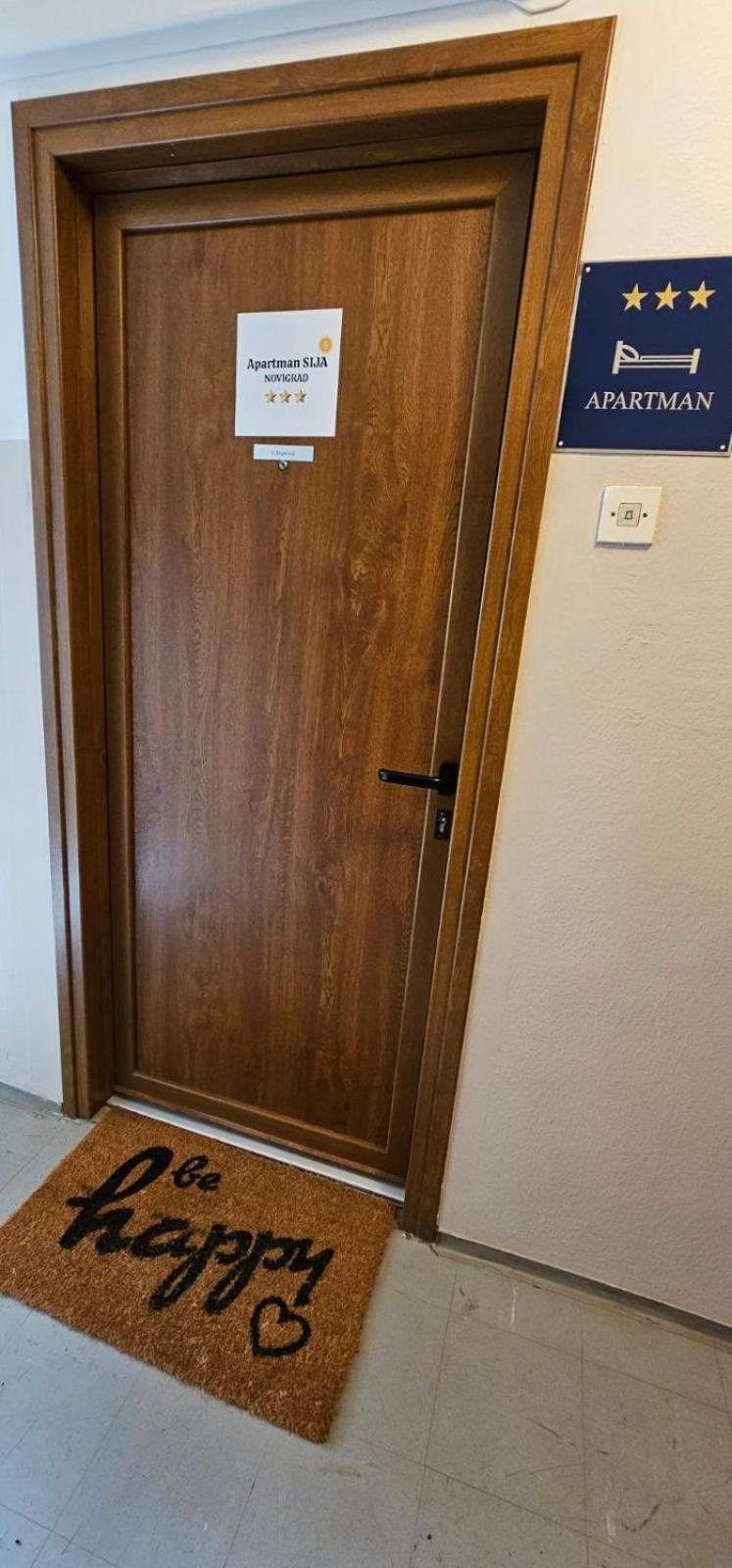 Apartman Sija Novigrad Novigrad Istria Buitenkant foto